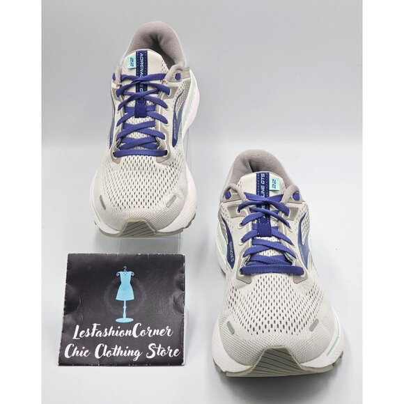 Brooks Women's Gray & Purple Adrenaline GTS 22 Running Shoes Size 10 2832 - Picture 2 of 16